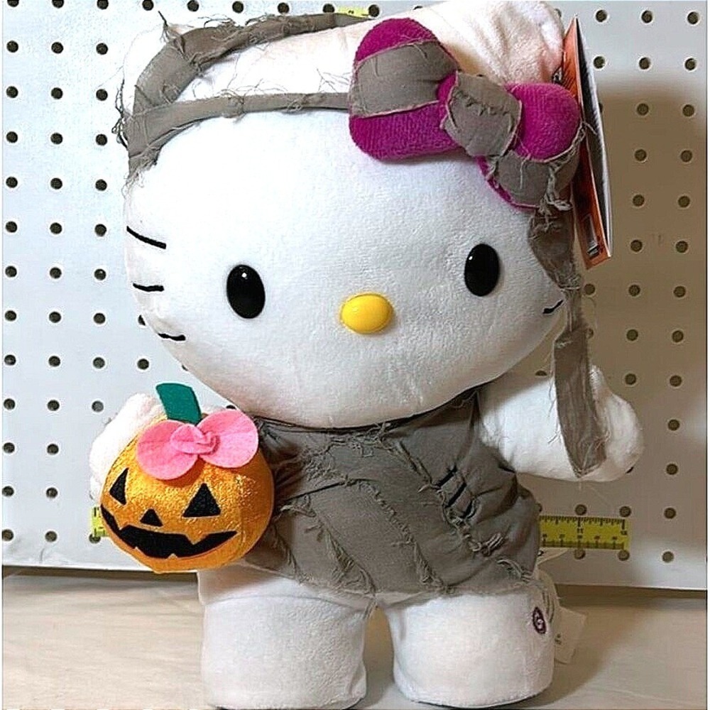 Hello Kitty Halloween Mummy Side Stepper Plush NWT by Jazwares